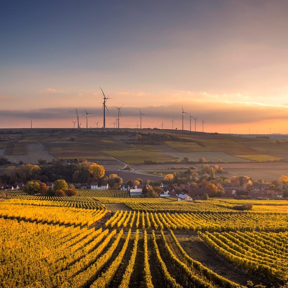 farm with renewable energy