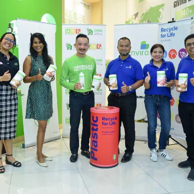 herbalife recycling challenge in asia