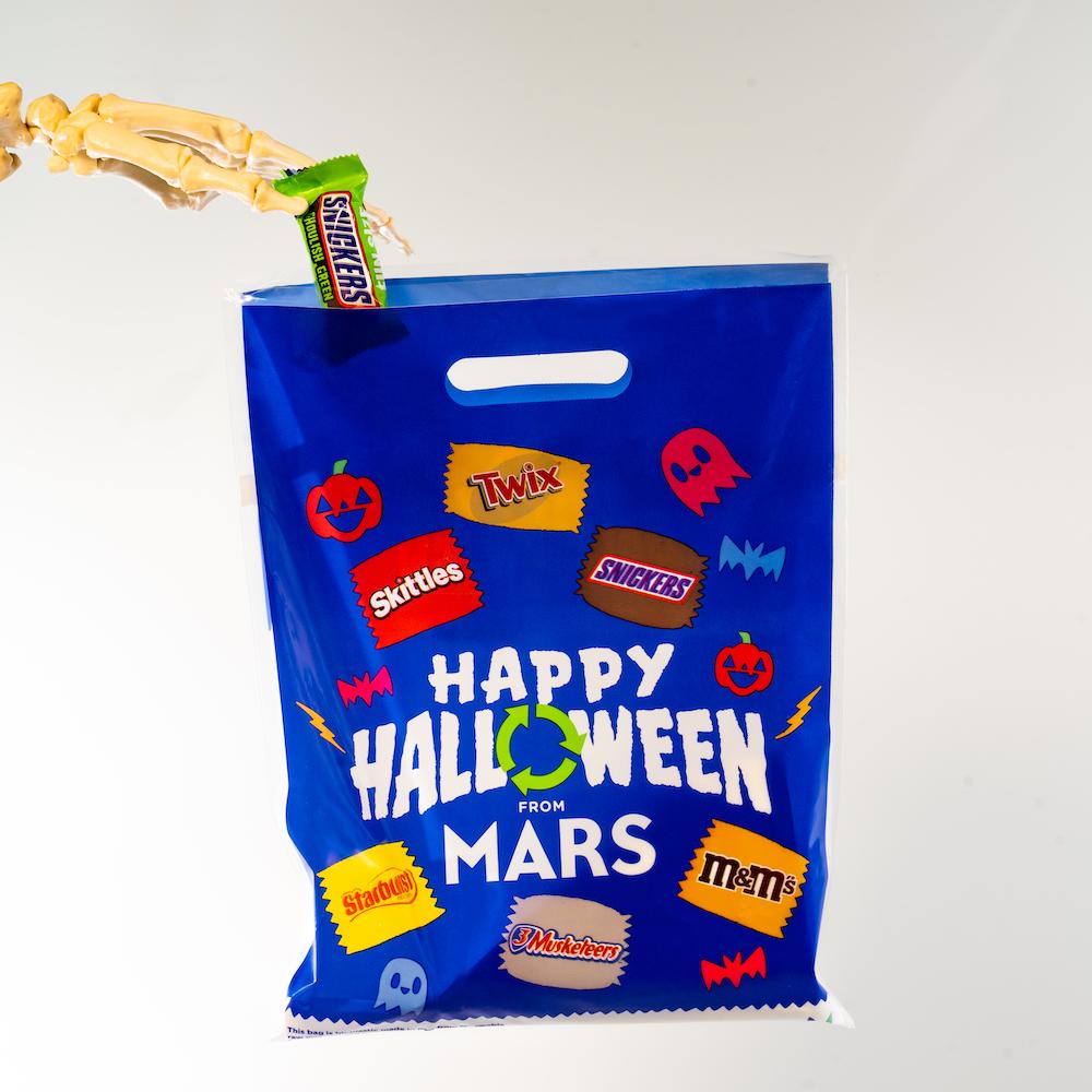 mars candy wrapper recycling halloween