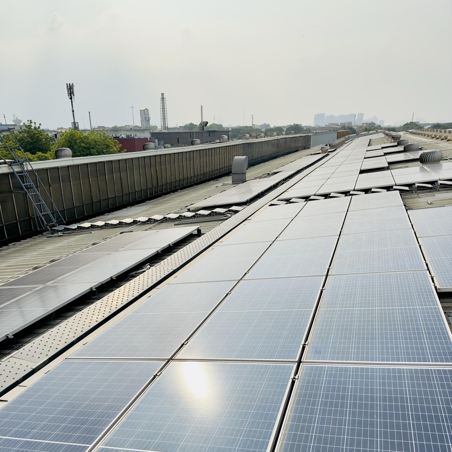 onsite solar at CNH industrial plant