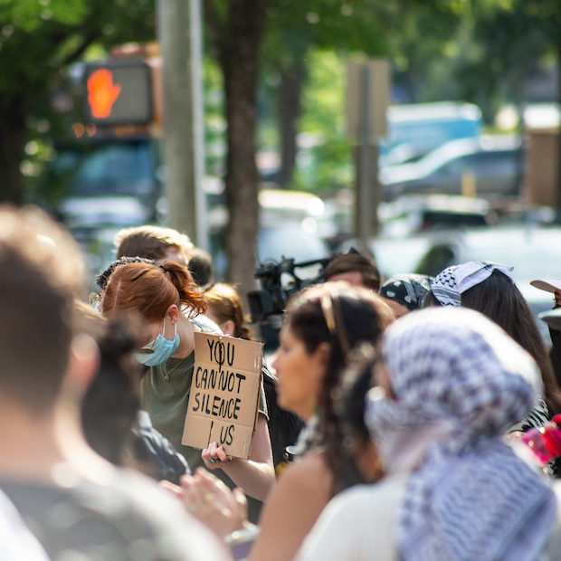 pro-palestine protests at the university of north carolina chapel hill in may 2024