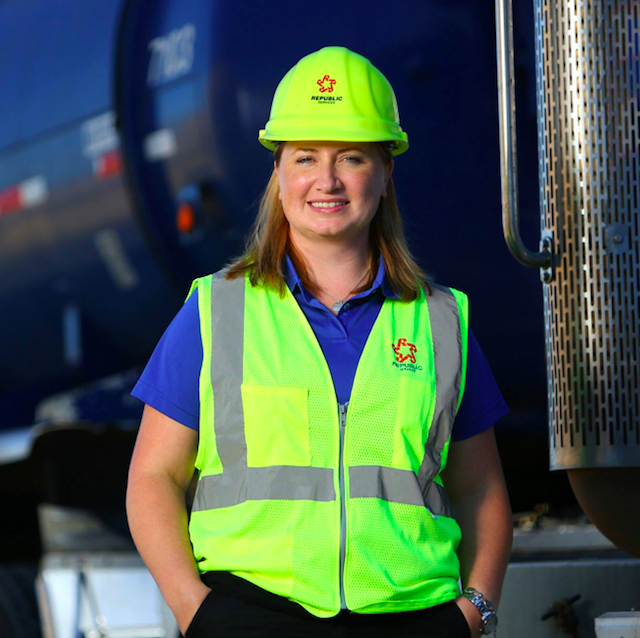 When it comes to hiring women in non-traditional fields, the global recycling and hazardous waste company Republic Services has made its mark. 