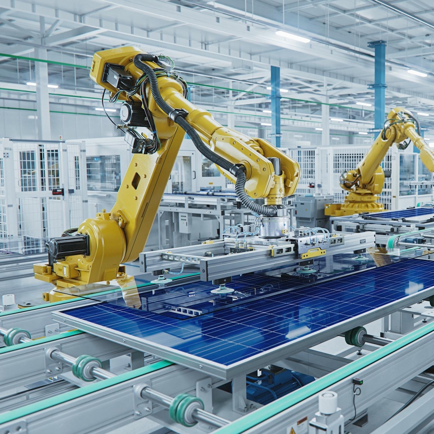 solar panel manufacturing - clean energy manufacturing jobs boom since passage of the Inflation Reduction Act