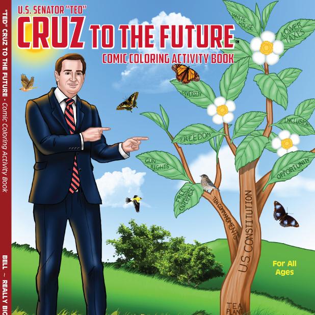Ted Cruz coloring book