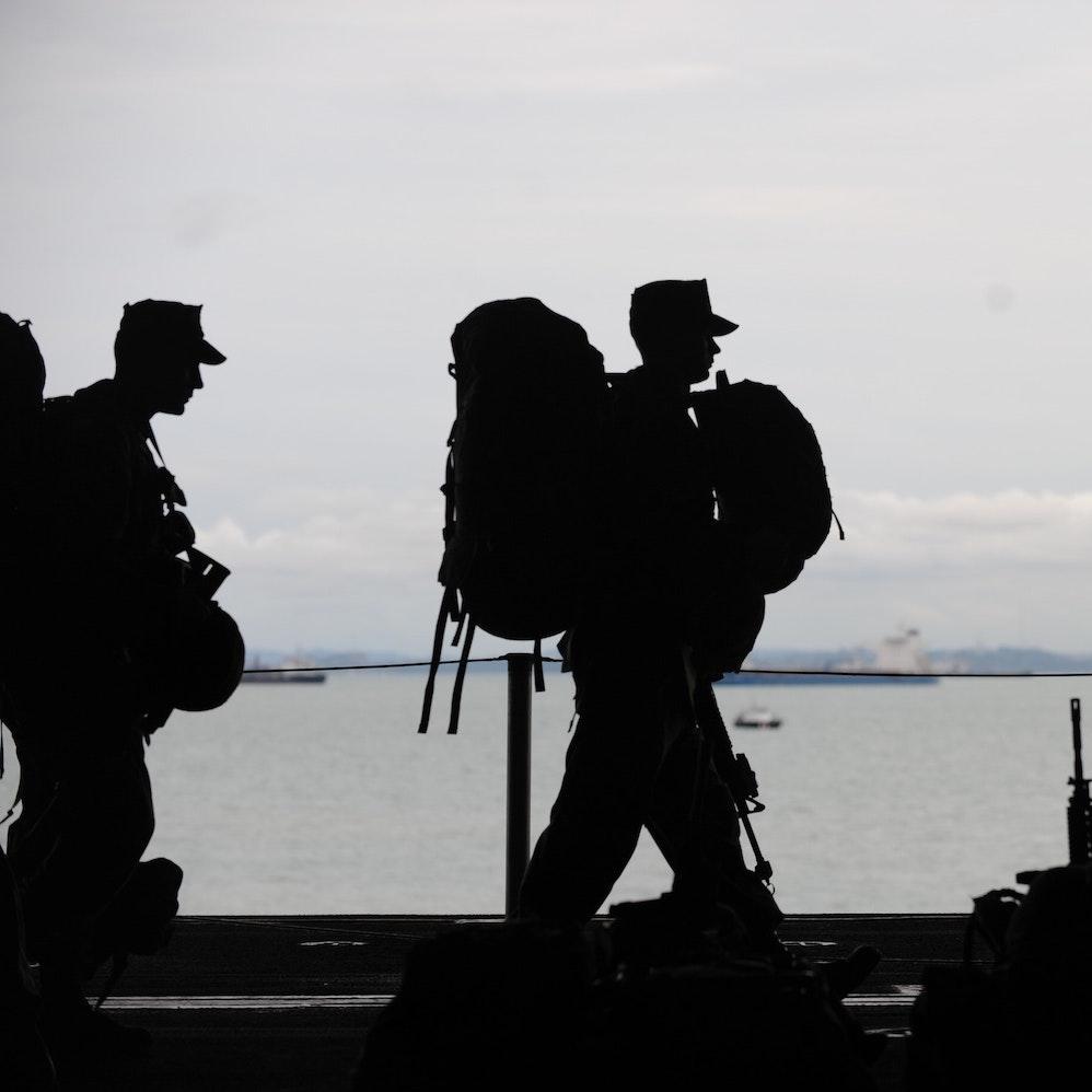 veteran's day military peaceful transfer of power